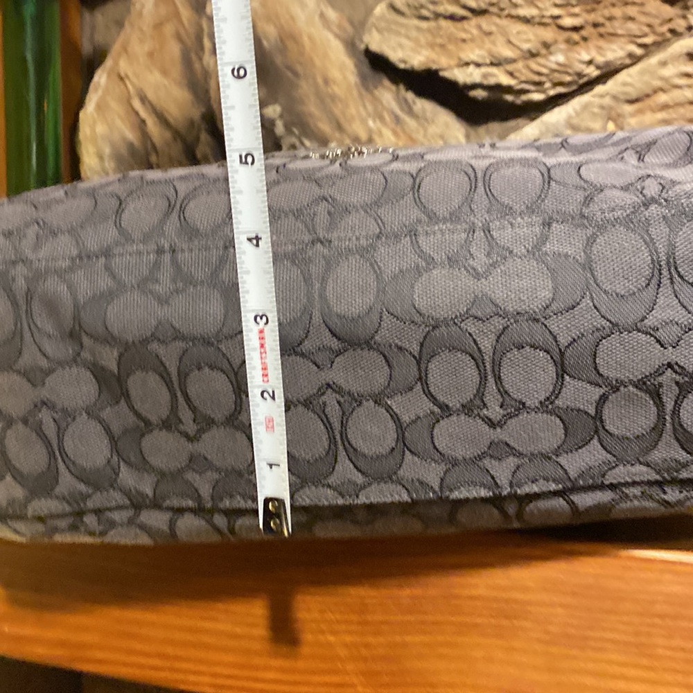 Coach celeste signature shoulder bag crossbody in black smoke - Picture 9 of 9